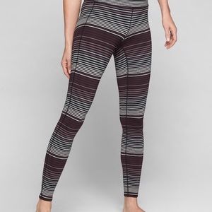 Athleta Expanse Stripe Chaturanga Tight